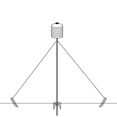 Supporting pin