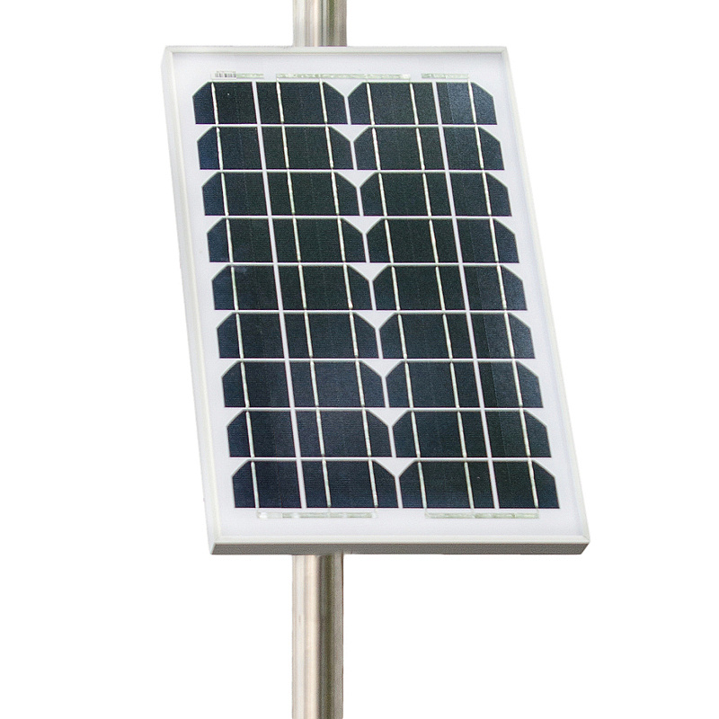 Solar panel on  50mm pole