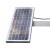 Solar panel on crossarm